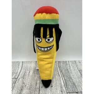 Rasta Banana Toy Factory Plush Stuffed Animal Toy Small 7" Jamacian Rastafarian